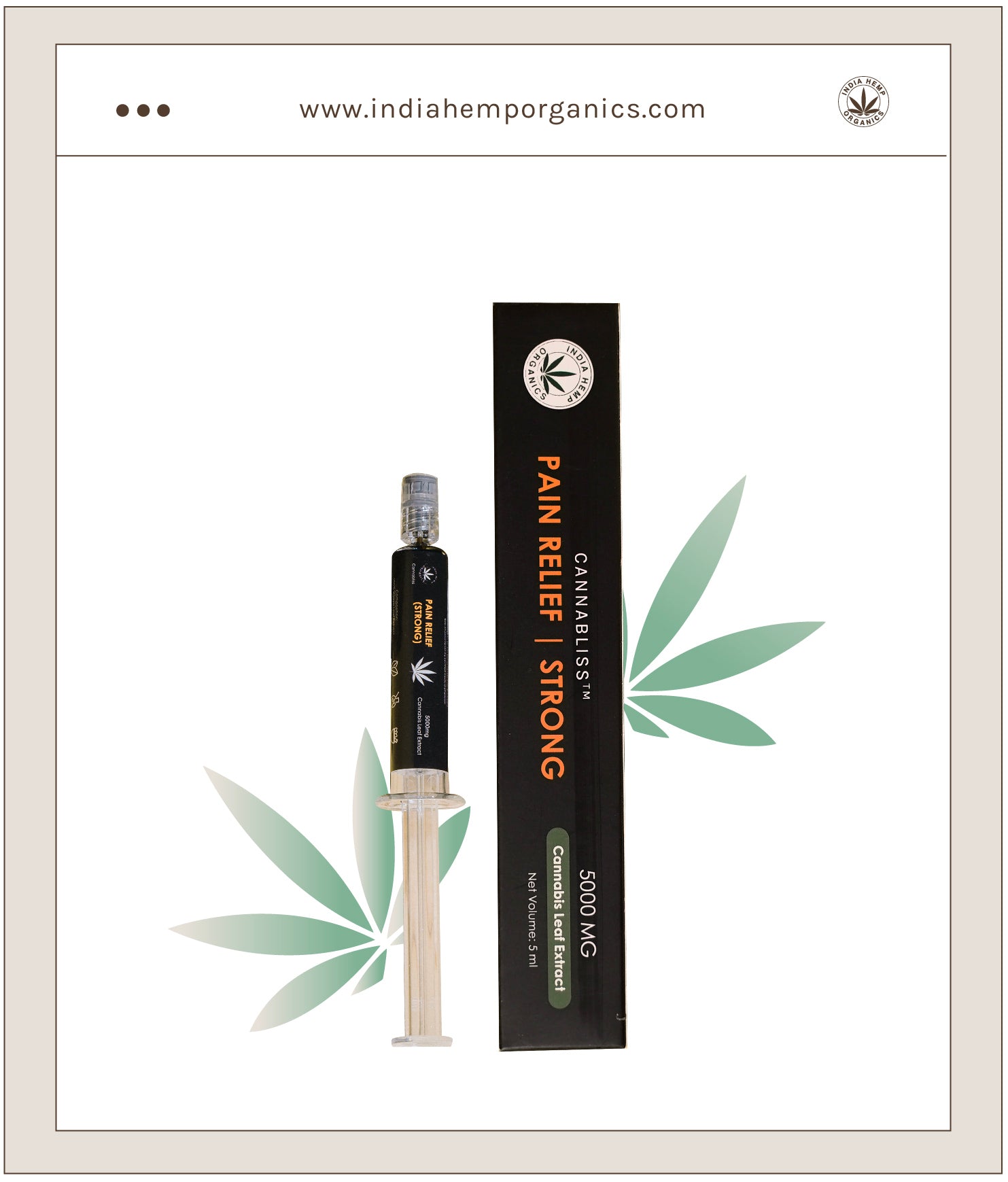 Prajwal Reddy; Syringe – India Hemp Organics