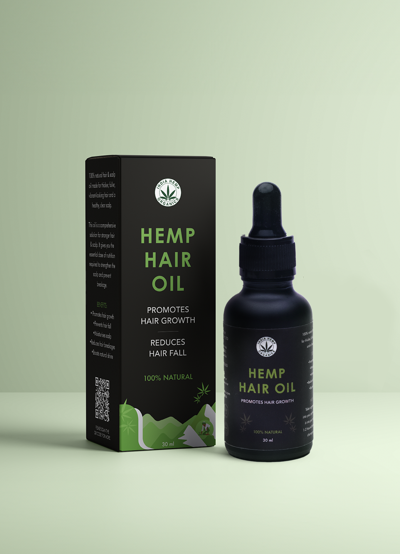 Hemp Hair Oil Bottle of 30 ML