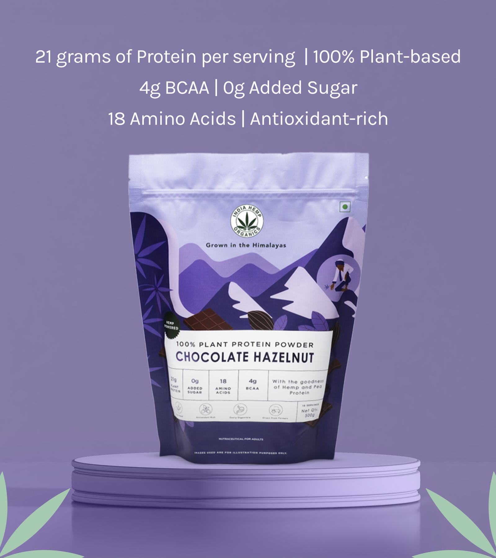 HEMP PROTEIN POWDER - CHOCOLATE HAZELNUT